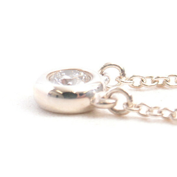 TIFFANY Silver Diamond Necklace - Picture 4 of 8